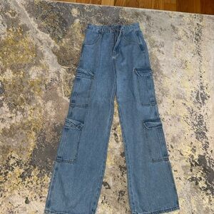 Blue Cargo Jeans